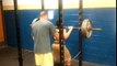 8th grader Dayton Mooney squats 315 pounds