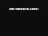 Download Sociology (Quickstudy: Academic) Free Books