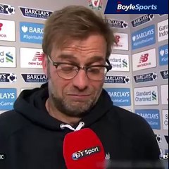 BREAKING: Jurgen Klopp right now