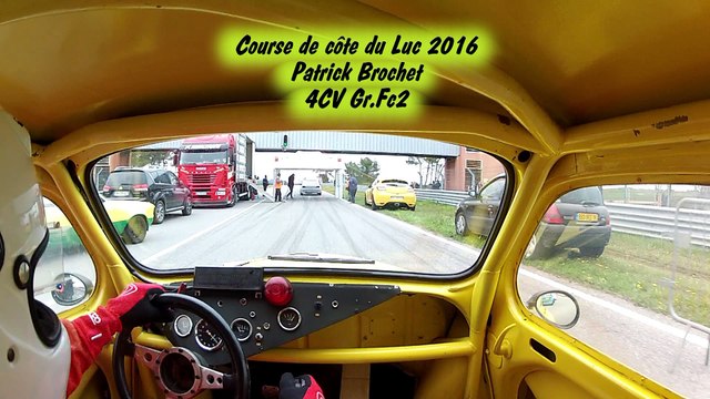 Course de côte du Luc 2016 Patrick Brochet 4 CV Gr.Fc/2 3ème monte