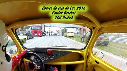 Course de côte du Luc 2016 Patrick Brochet 4 CV Gr.Fc/2 3ème monte