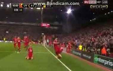 4-3 Dejan Lovren goal - Liverpool v. Dortmund - 14.04.16