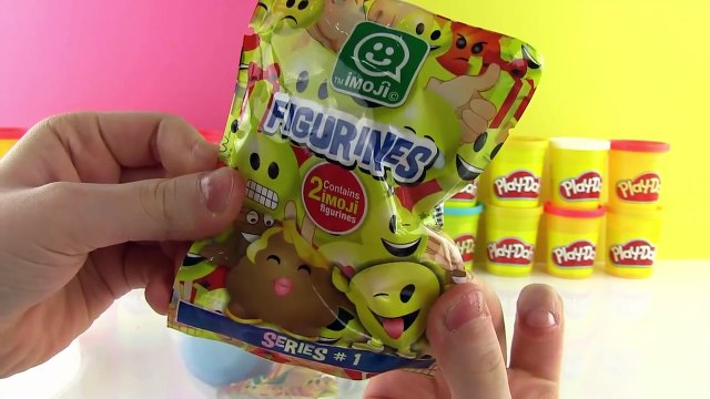 Emoji Oyun Hamuru DEV Sürpriz Yumurta Açma Imoji Figurines Minyonlar Oyuncakları