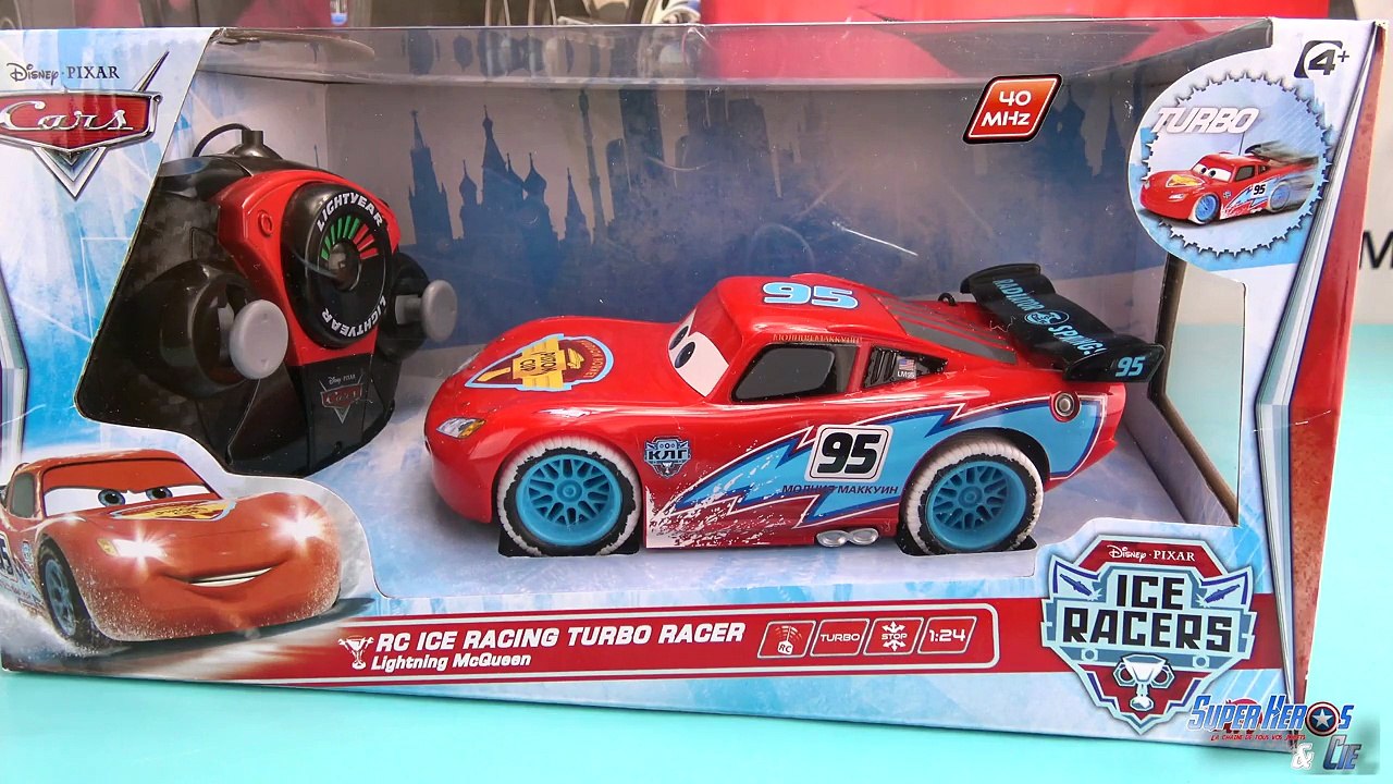 Disney Pixar Cars Flash McQueen Ice Racers turbo radiocommandé français 4k  McQueen Les Bagnoles - Vidéo Dailymotion