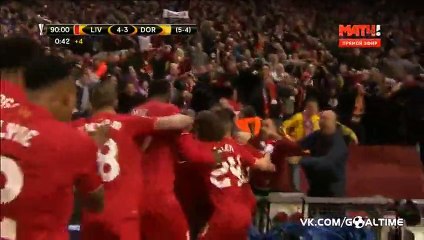 Dejan Lovren Goal - Liverpool 4 - 3 Dortmund - 14-04-2016