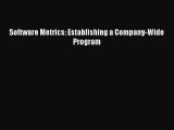 [PDF] Software Metrics: Establishing a Company-Wide Program [Read] Full Ebook