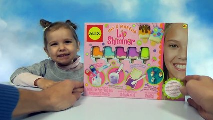 Блеск для губ набор для изготовления распаковка Lip Balm unboxing set toy