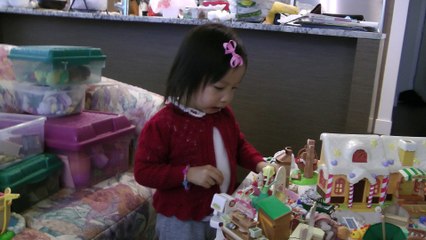 Girl And Sylvanian Families*
