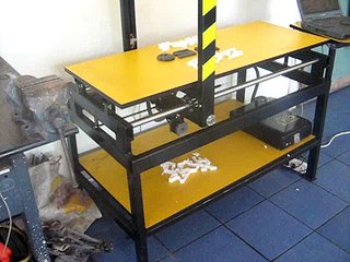 Homemade hot wire CNC foam cutter