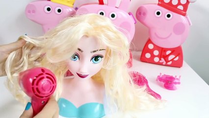 Peppa's Hair Case Peluquería de Peppa Pig Juguetes de Peppa Pig Toy Videos Part 5