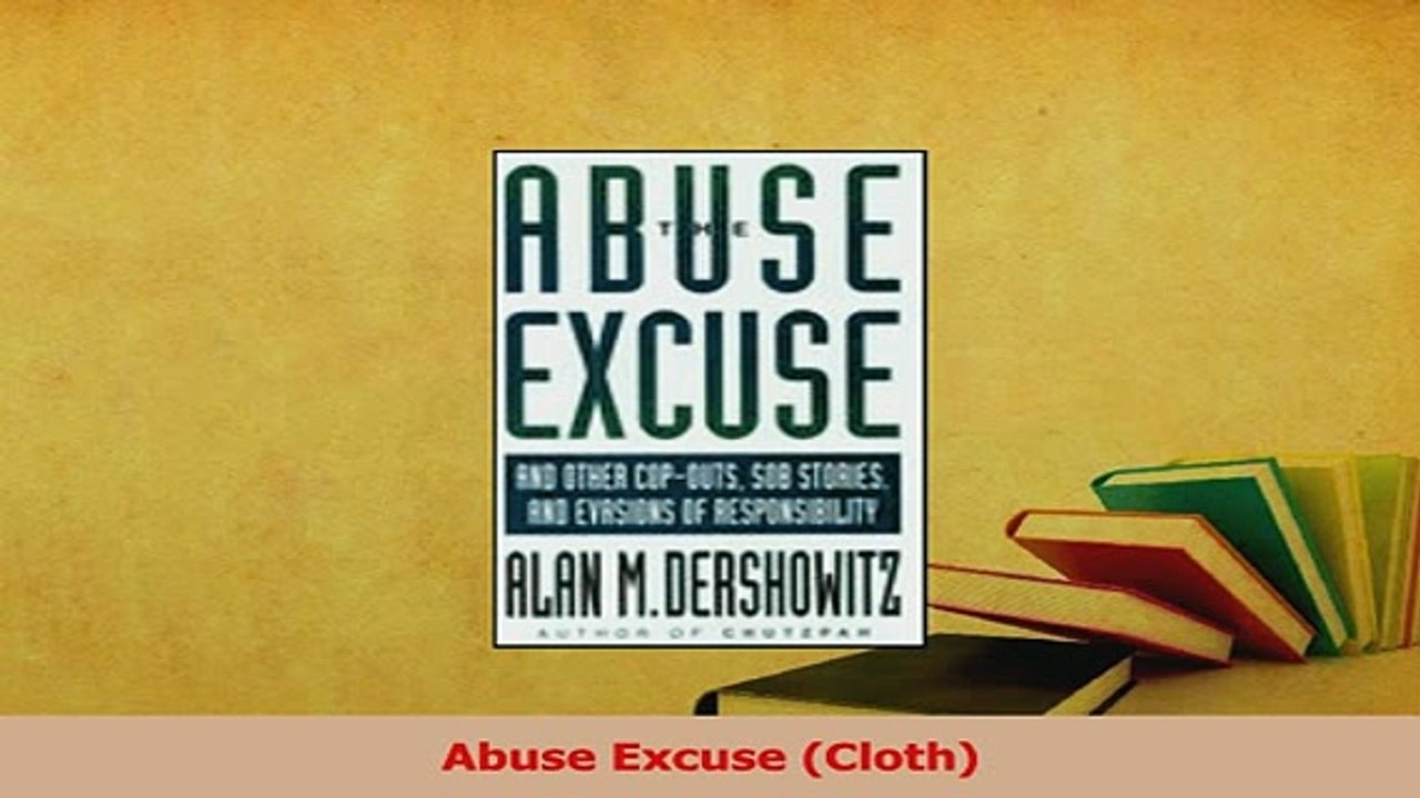 Read  Abuse Excuse Cloth Ebook Free