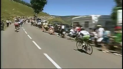Ullrich attacks Armstrong on the Peyresourde