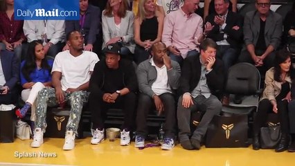 Jay Z supports Kobe Bryant in last game as Los Angeles Laker