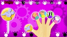 Peppa Pig Friends Lollipop Finger Family Song \ Nursery Rhymes Lyrics
