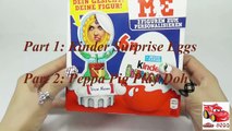 NEW Peppa Pig Play Doh Maker! Kinder Surprise Eggs Peppas Family Toys Unboxing Playdough set 2016