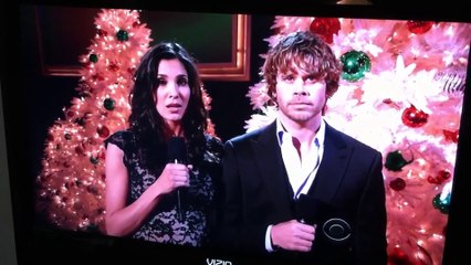 Daniela Ruah & Eric Christian Present at CBS's  "A Home for the Holidays" Show