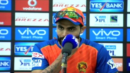 IPL 9 GL vs RPS Jadeja Happy To Beat Dhonis Pune Team