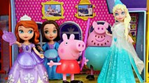 Peppa Pig y Elsa Frozen - Disfraces Halloween La Cerdita En Español HD