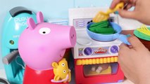 Peppa Pig Chef Play Doh Meal Makin Kitchen Playset Playdoh Oven Cooking Playset Toy Videos Part 6
