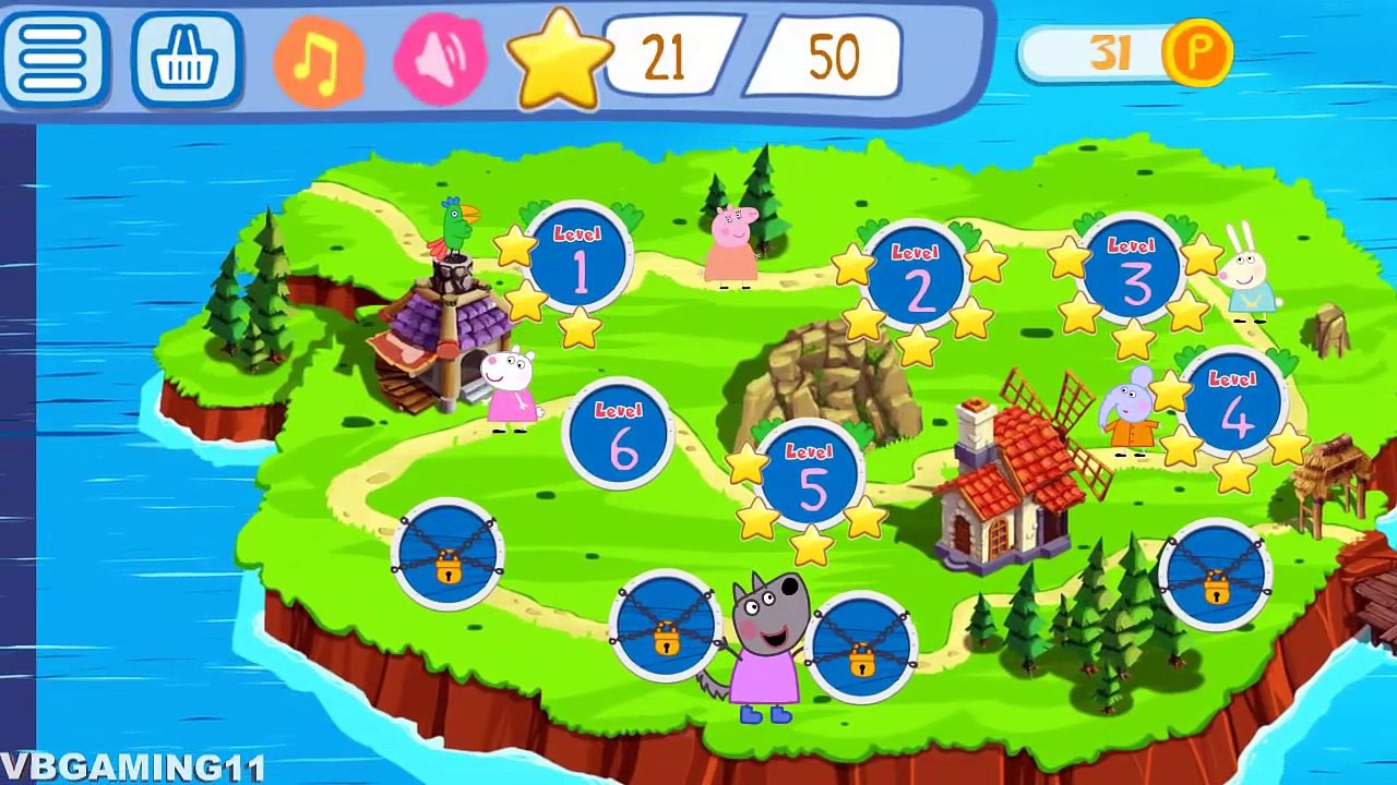 Peppa Pig On the River Picnic - Kids Gameplay 2016