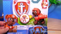 PAW PATROL Nickelodeon Paw Patrol Zuma Pup Pack a Paw Patrol Video Toy Review