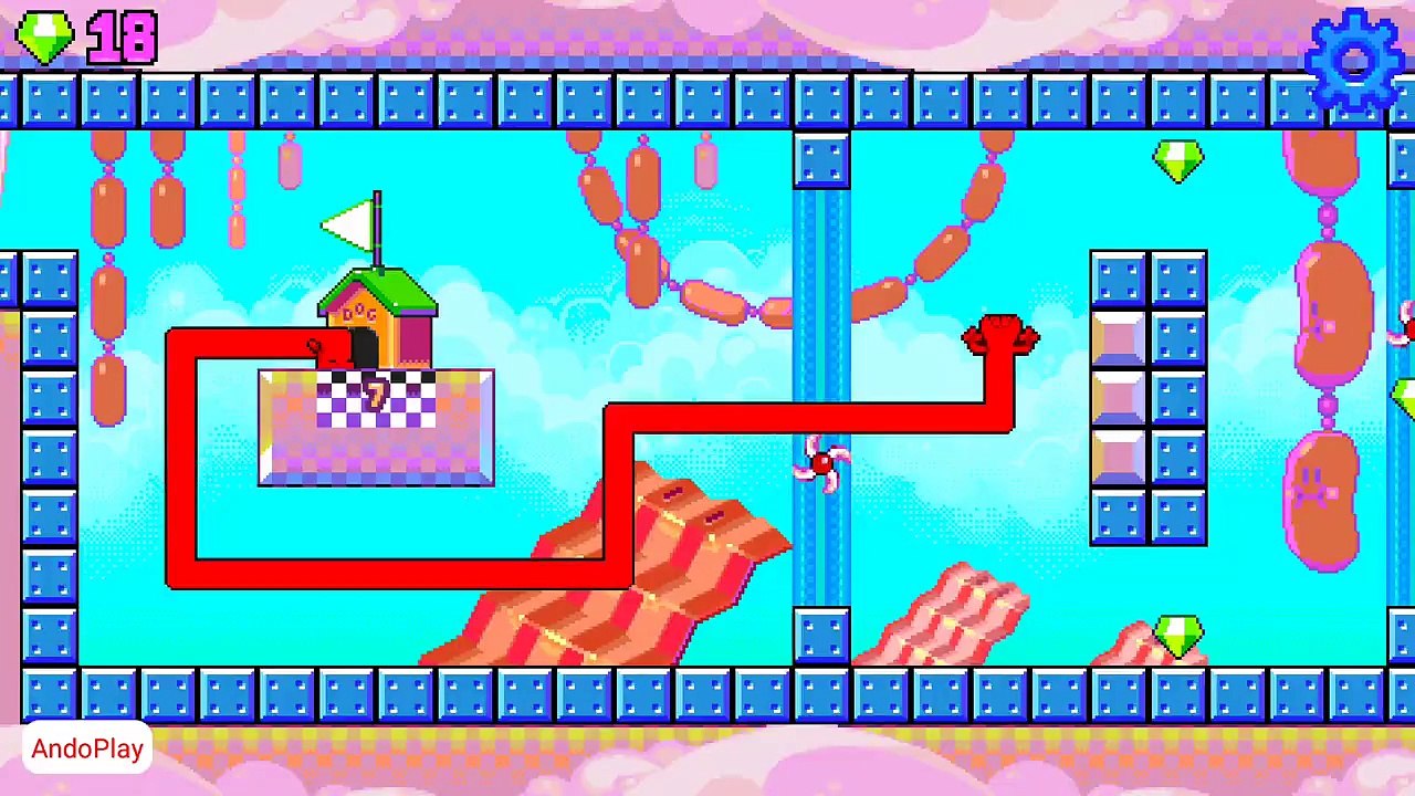 Silly Sausage in Meat Land [Android/IOS] Gameplay HD