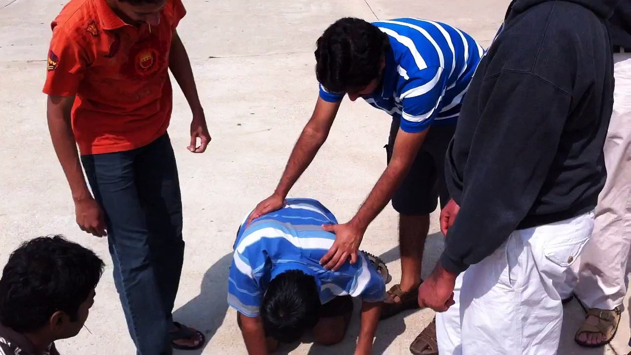 Anirudha Gets the NUT SHOT ;P