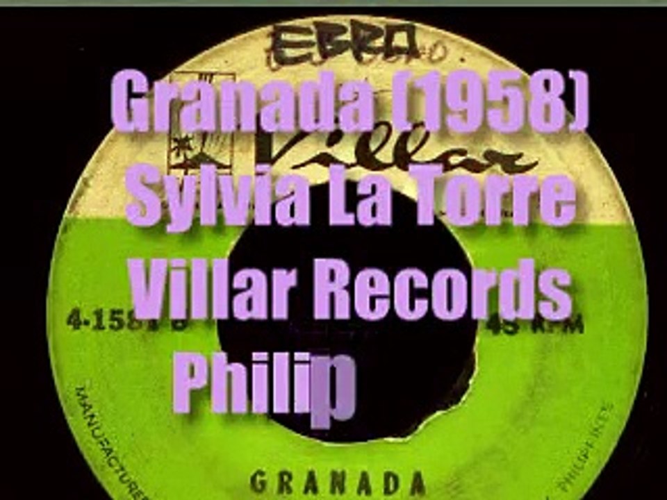 Sylvia La Torre - GRANADA (1958)