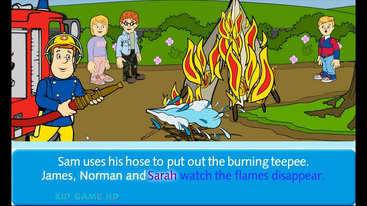 BOMBEIRO SAM | normans homemade teepee | FIREMAN SAM | KID GAME HD