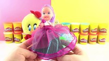 Tweety Oyun Hamuru DEV Sürpriz Yumurta Açma Karlar Ülkesi Shopkins Barbie Miniş Oyuncakları