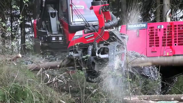 Harvester Komatsu 931.1 with C144 Harvesting Head