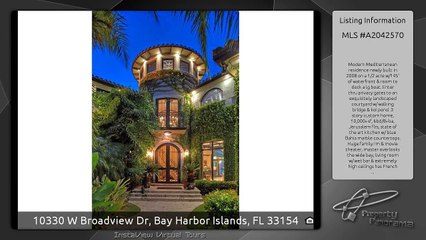 10330 W Broadview Dr, Bay Harbor Islands, FL 33154