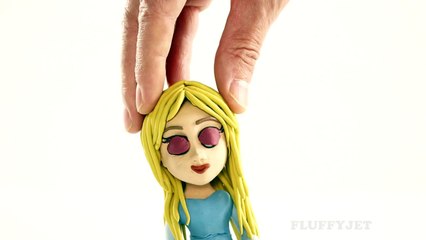 Elsa FROZEN Play Doh STOP MOTION Videos. Disney Toy Clips 3D Animation for kids Grum