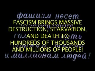 WW2 in Cartoon Soviet Animated Propaganda   Fascist Barbarians  Fascist Boots Shall Not Trample Our