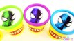 Learn Colors with Spiderman Play Doh Eggs Tubs Superheroes Batman Superman Funko Pop Marvel Toys