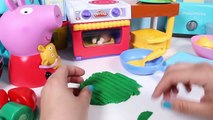Peppa Pig Chef Play Doh Meal Makin Kitchen Playset Playdoh Oven Cooking Playset Toy Videos Part 5