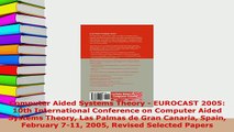 PDF  Computer Aided Systems Theory  EUROCAST 2005 10th International Conference on Computer Free Books