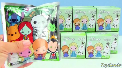 Disney Figural Key Rings Series 2 Blind Boxes Frozen, Maleficent, and Stitch