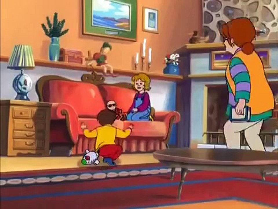 Caillou Flies on a Plane