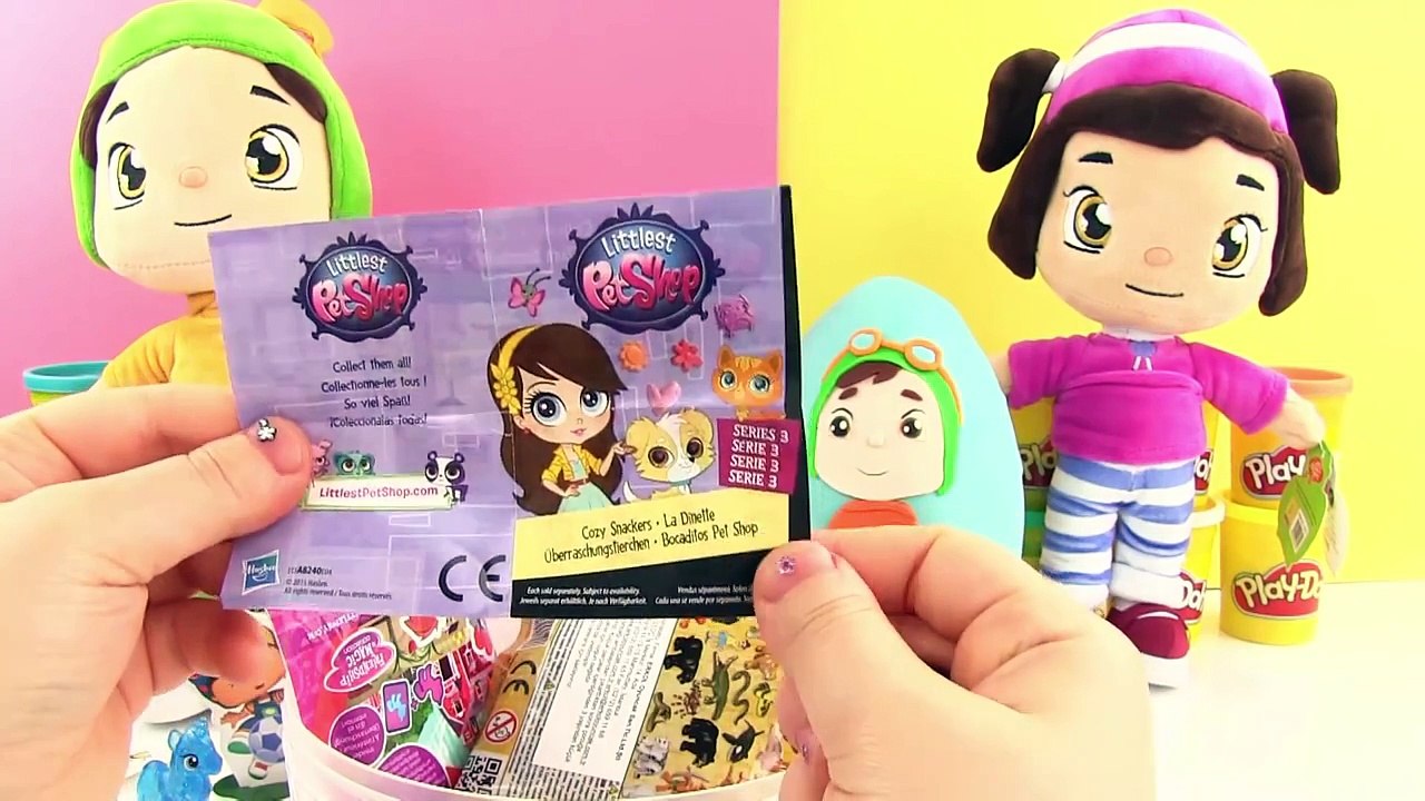 Leliko Oyun Hamuru 2 DEV Sürpriz Yumurta Açma Leli ve Liko LPS Pepee MLP Oyuncakları