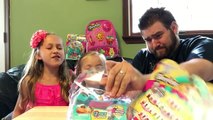 OPENING Season 3 SHOPKINS 12pk BLINDBAGS with DAD (Grims Toy show)