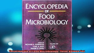 FREE PDF  Encyclopedia of Food Microbiology ThreeVolume Set  FREE BOOOK ONLINE