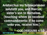 The Epistle of Paul to the Colossians - Chapter 4