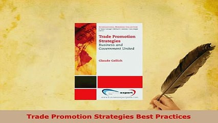 PDF  Trade Promotion Strategies Best Practices Read Full Ebook