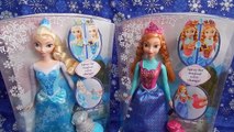 Disney Frozen Royal Color Change Anna and Elsa Dolls Toys Unboxing