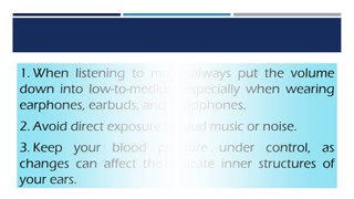 Ledesma Audiological Center Inc. - Tips for Healthy Hearing