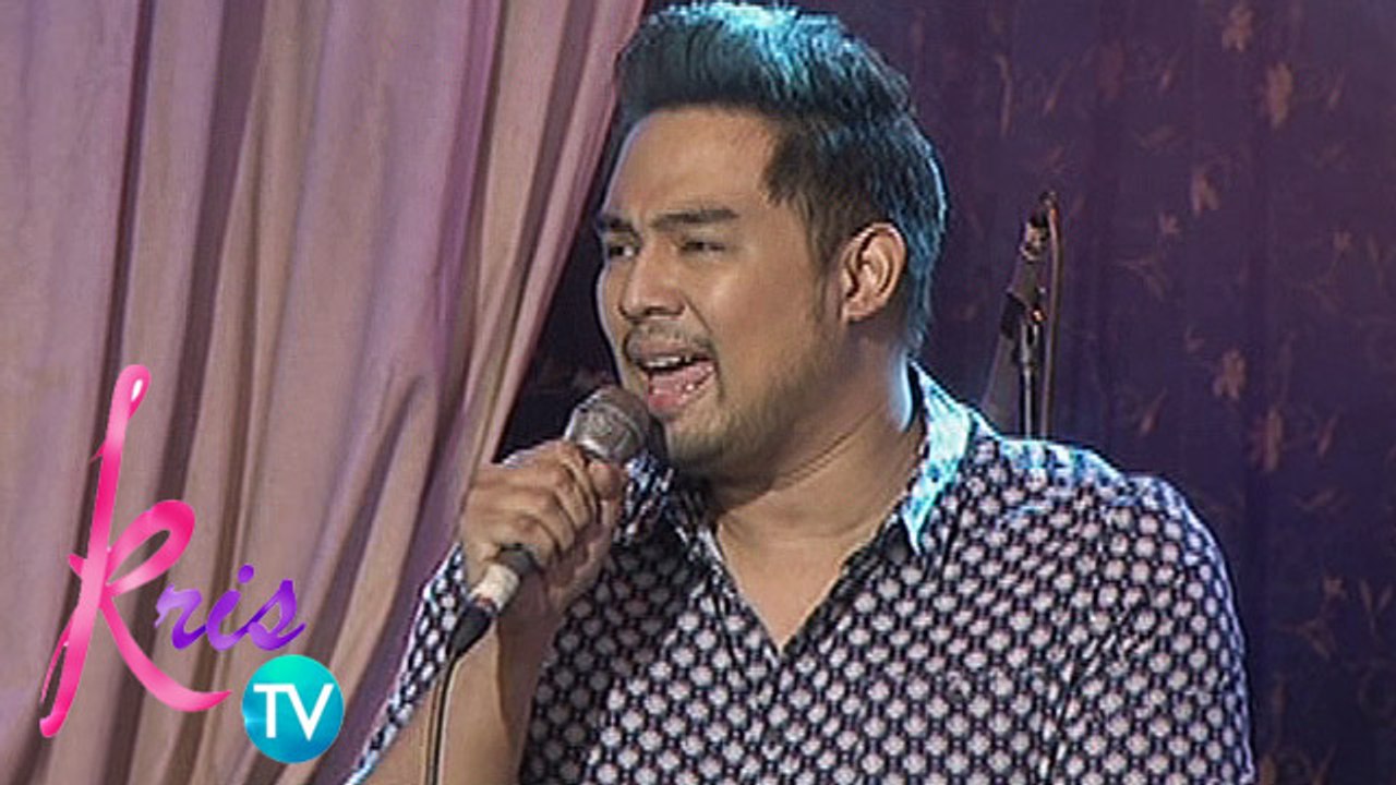 Kris TV: Jed Madela sings "Again"