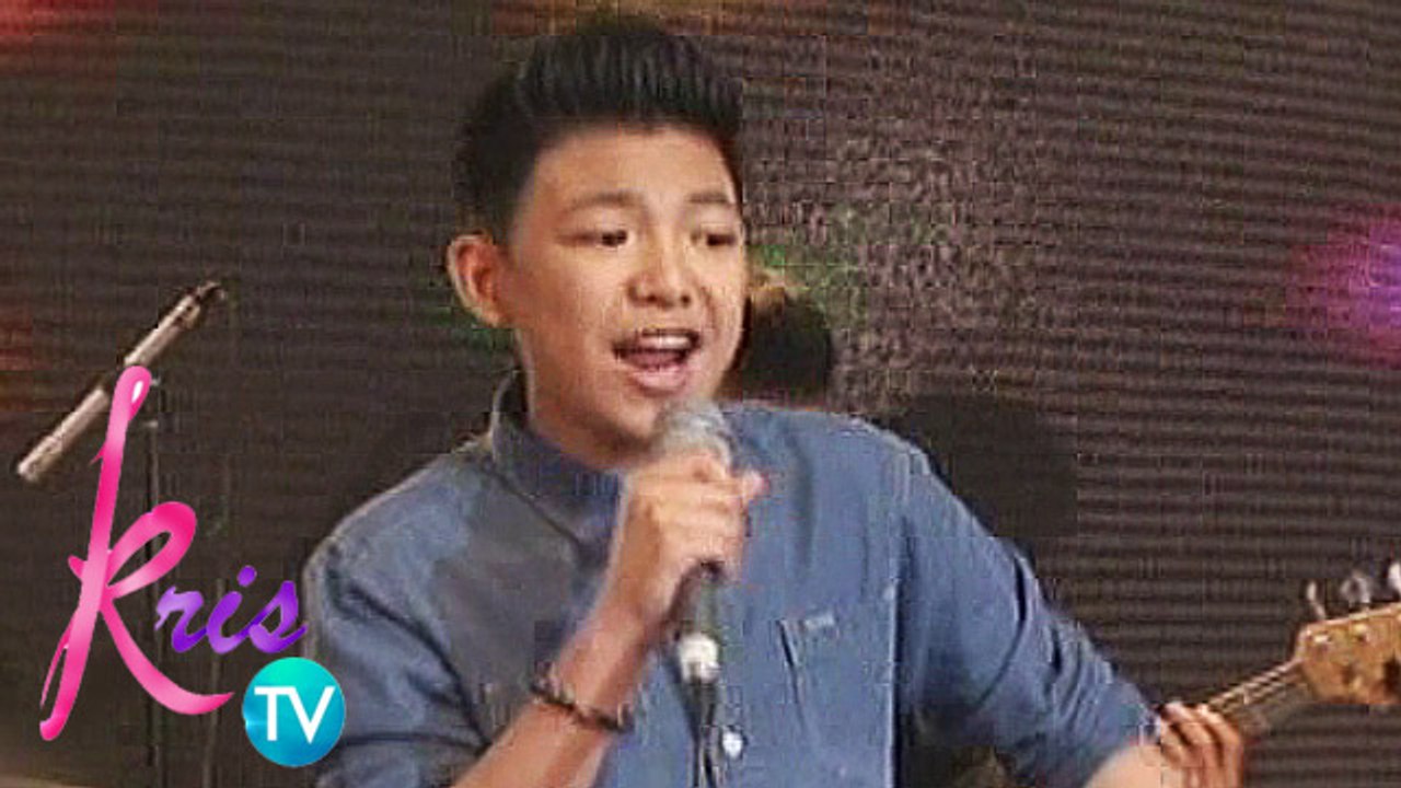 Kris TV: Darren Espanto sings "Sugar"
