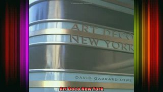 Read  Art Deco New York  Full EBook