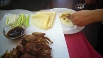 How to eat Peking duck. Chinese restaurant in Torrevieja